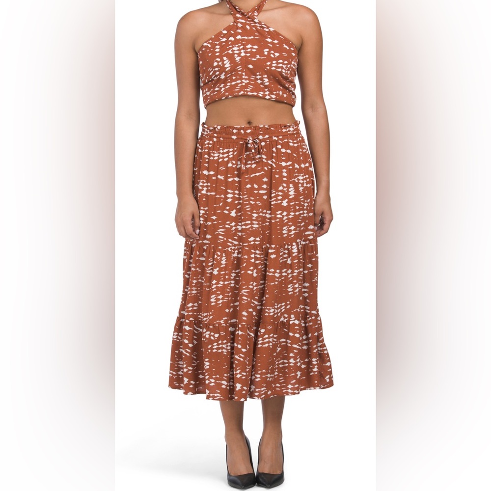 Jolie Halter Top and Skirt Set